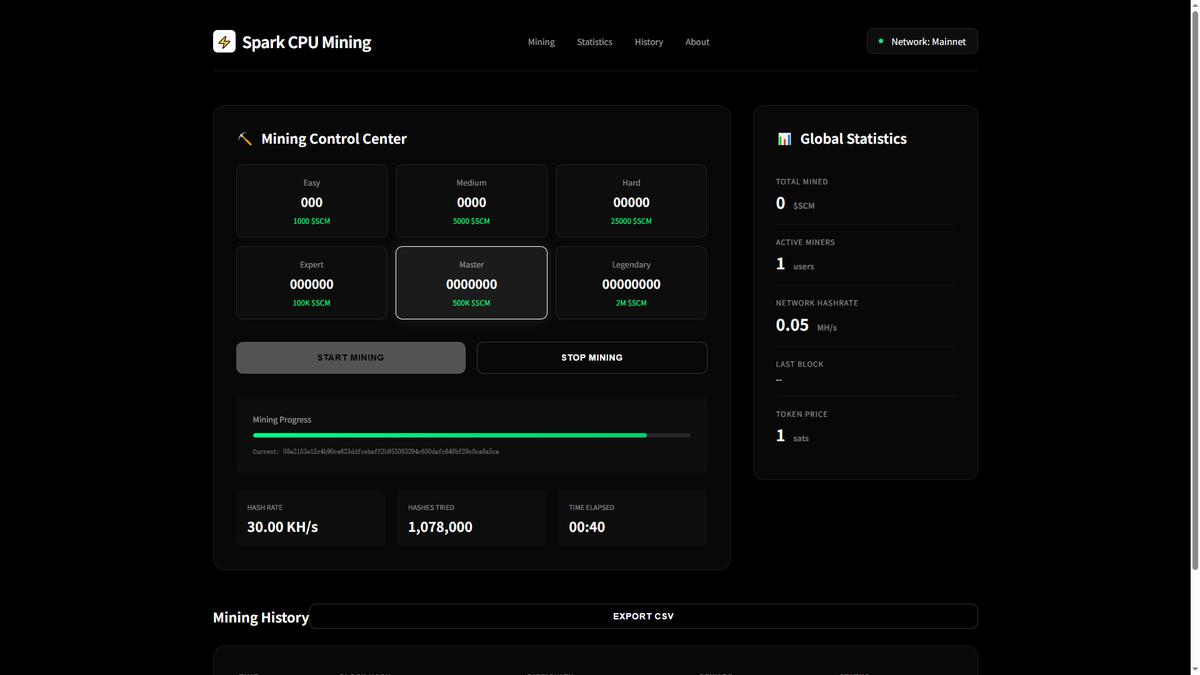 The first Spark <a href="/spark/">Spark</a> Protocol CPU Fairness Mint is coming soon.🔔🔔🔔

#FSPKS #SNOW #bits #TeleSpark
