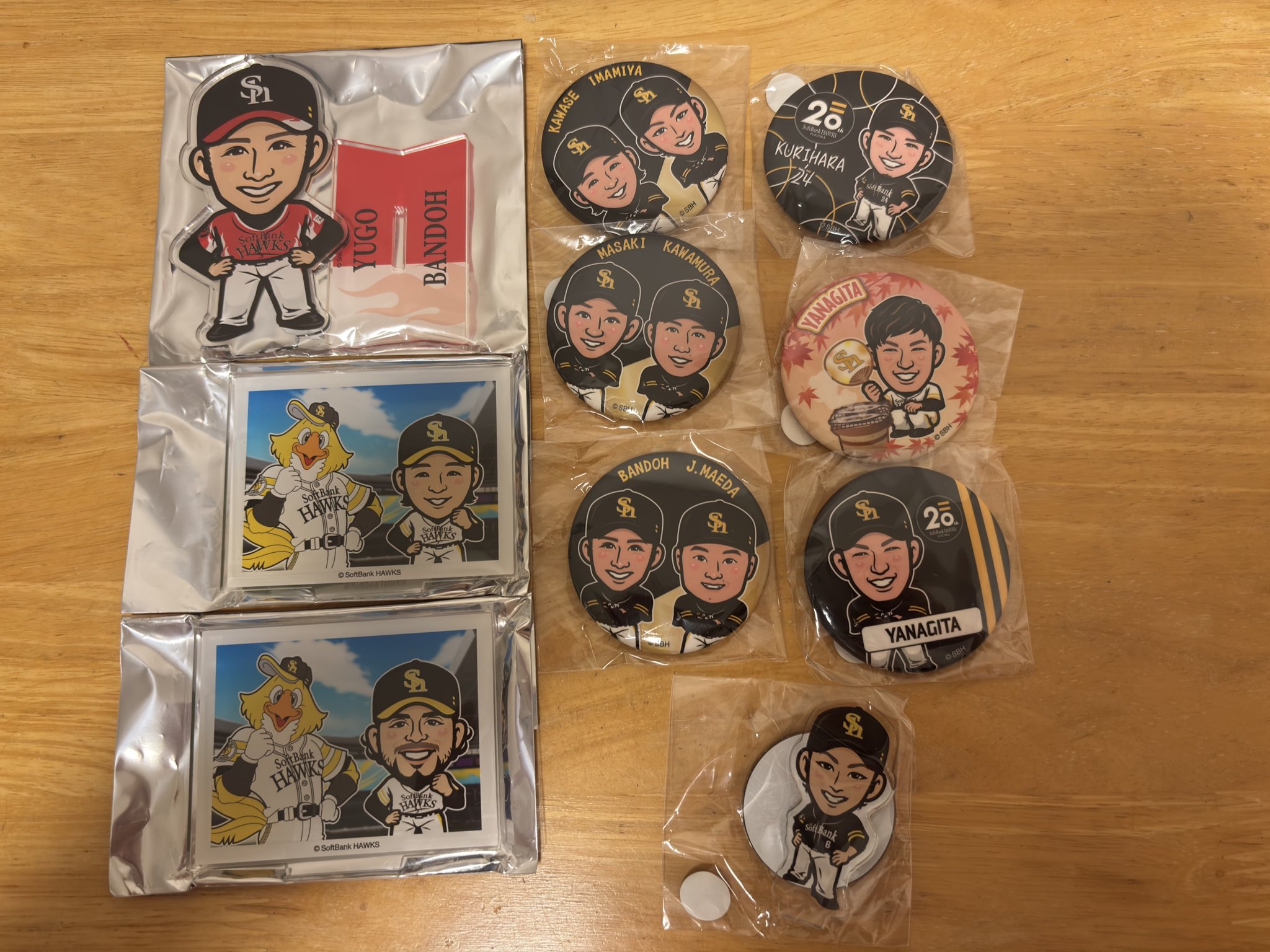 若鷹ガチャ　板東　まとめ売り　缶バッジ　アクスタ　アクキー 若鷹ガチャ板東まとめ売り缶バッジアクスタアクキー