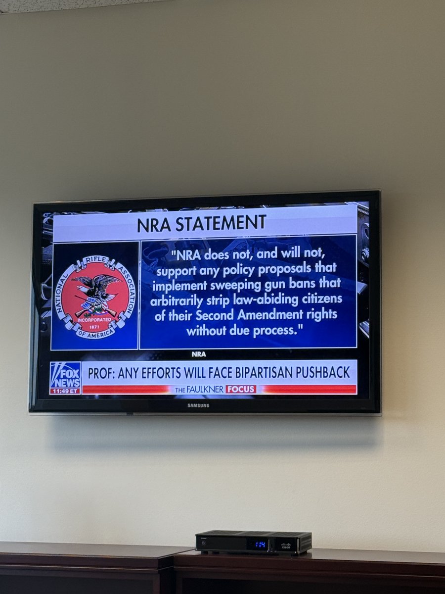 BradenLOA's tweet photo. NRA just came out against DOJ's "Tran Ban" as well.  Our 2A space is unified and consistent in this stance.  Consistency is key for credibility and our space just passed with flying colors: @NRA https://t.co/SIW2qU8mx7
