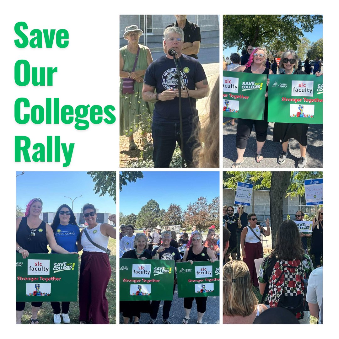 #saveourcolleges #opseu #slclocal417