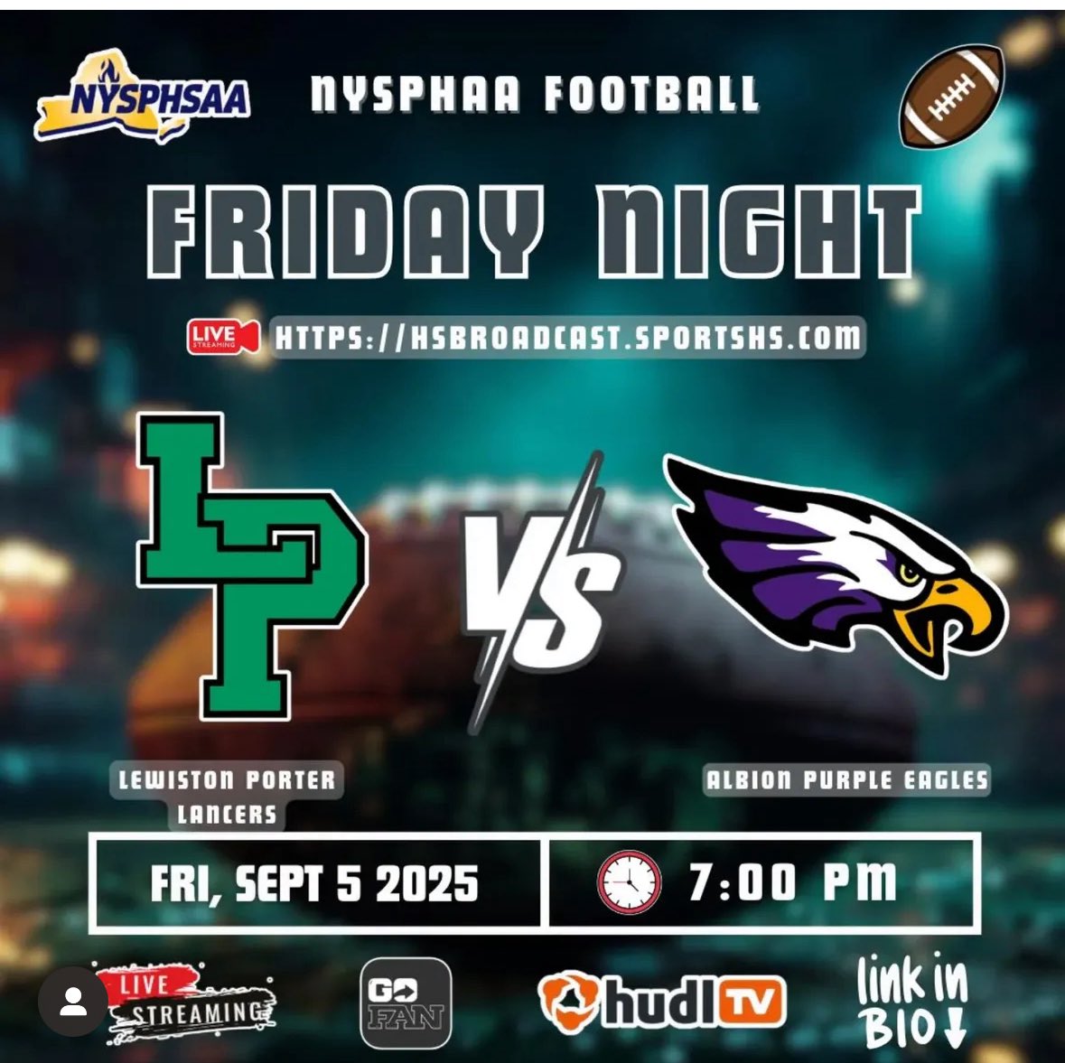 Lew-Port Football tweet media