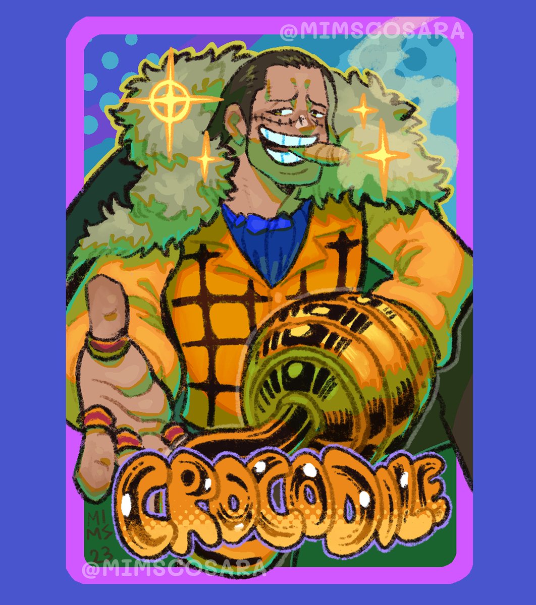 mimscosara's tweet photo. HAPPY BDAY CROCODILE 🐊🧈⌛️
Shares are appreciated 💖
.
.
.
#crocodile #crocboy #baroqueworks #mr0 #misterzero #ONEPIECE #alabasta #repost https://t.co/6PzhGBAIzY