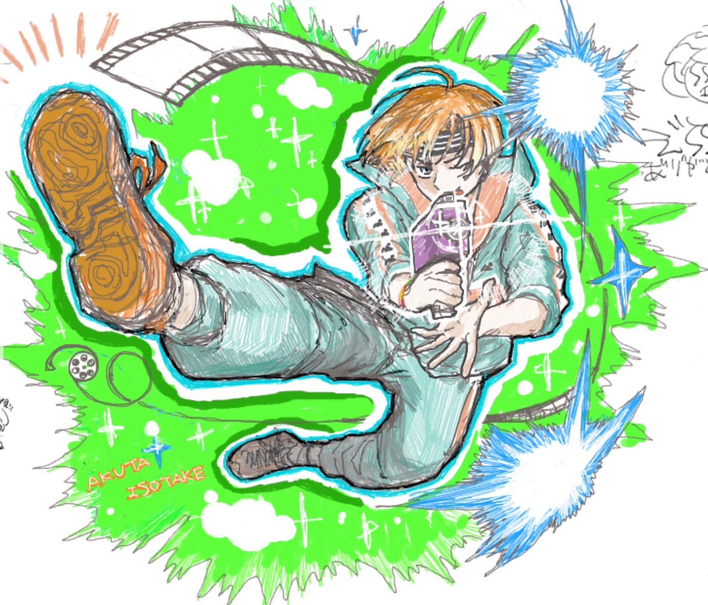 絵画 ☆ちゃ-さん☆ 灯し火 887 F10 punk C106土曜東7 E48b