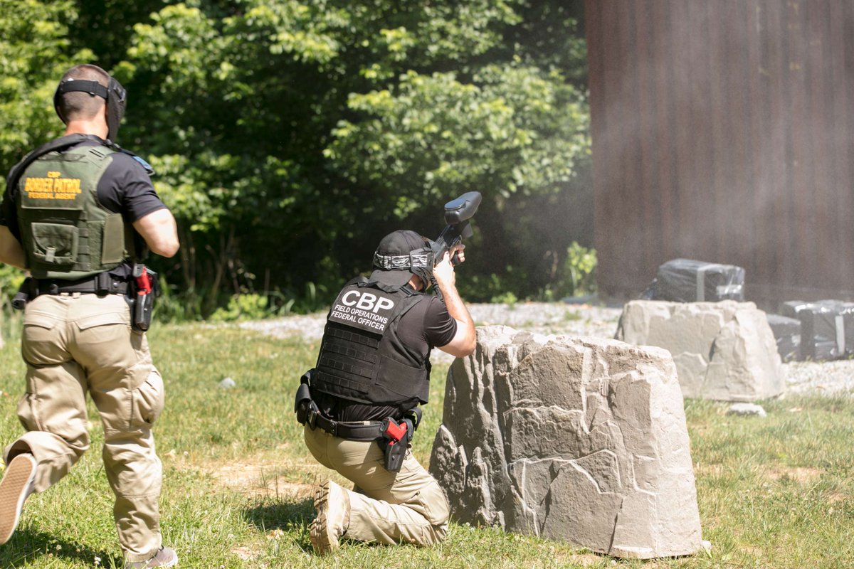 CBPOpsSpprtEAC's tweet photo. Border security is national security. @CBP officers and agents confront dangerous criminal organizations every day—#CBPOpsSpprt delivers the tactical training to ensure they are prepared. @CBPLESCXD #NationalSecurity #BorderSecurity #LETraining https://t.co/45F0P7xuOu
