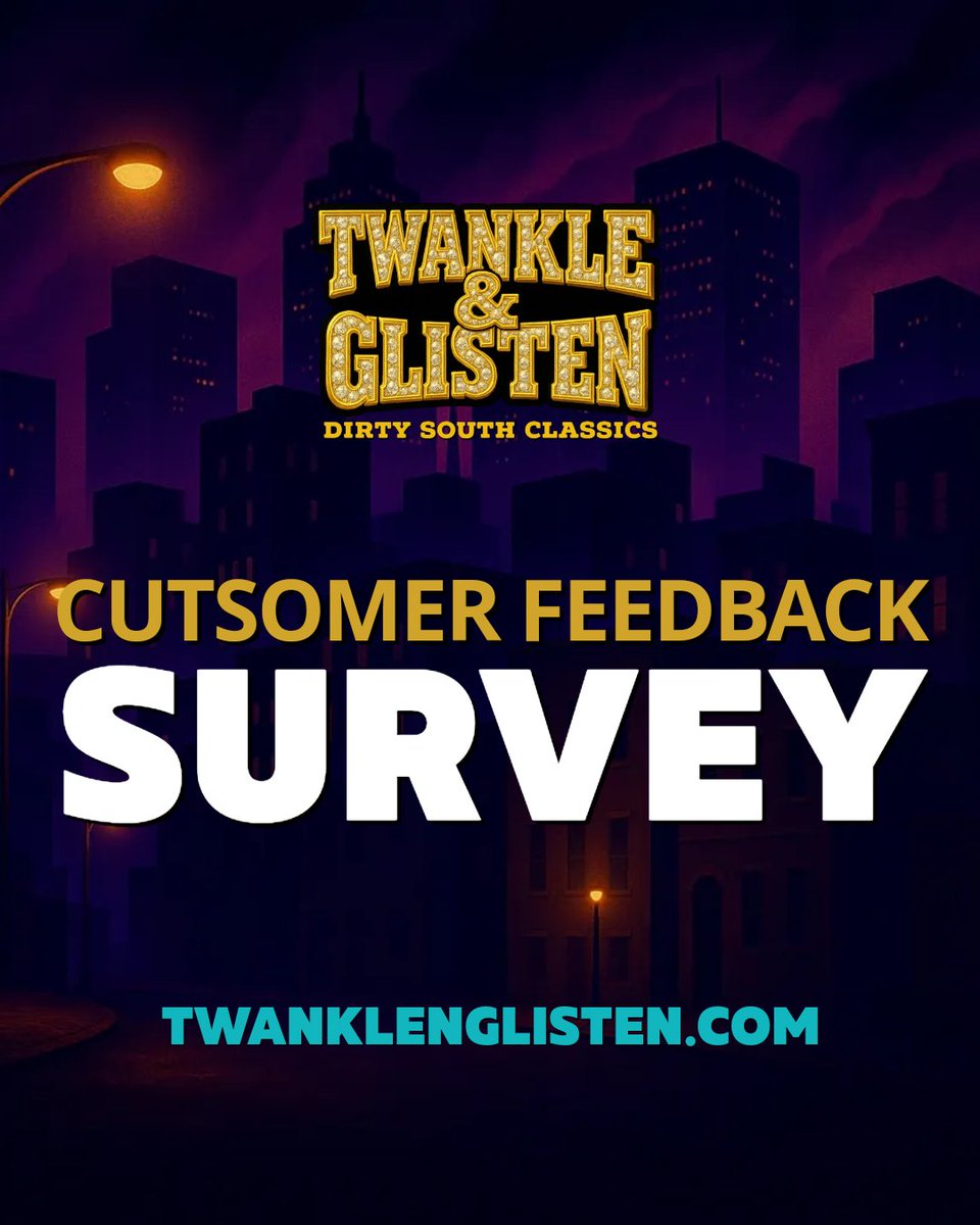 Were you at the last TWANKLE &amp; GLISTEN live event?  Tell us about your experience by completing our customer feedback survey.

forms.gle/GNvTjPatq6CaRQ…