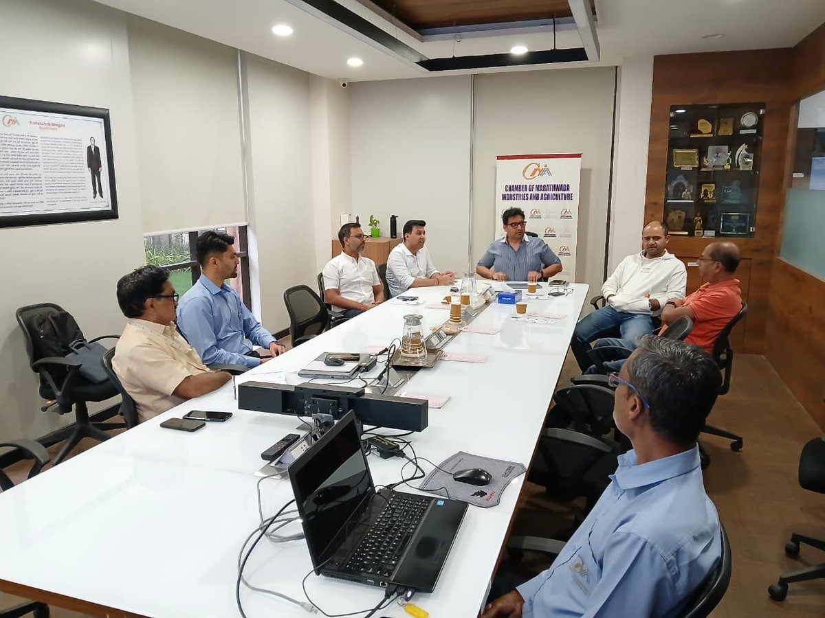 Utsav Machhar (@utsavmachhar) on Twitter photo CMIA had a courtesy meet by Mr.
Sanjeev Kumar Singh, COO - Ather Energy, and Mr.
Pankaj Garg, Plant Head - AURIC Manufacturing.
The meeting highlighted our Skill Development initiatives and potential synergies with industry.
<a href="/atherenergy/">Ather Energy</a> <a href="/swapniljain89/">Swapnil Jain</a> <a href="/tarunsmehta/">Tarun Mehta</a> CMIA had a courtesy meet by Mr.
Sanjeev Kumar Singh, COO - Ather Energy, and Mr.
Pankaj Garg, Plant Head - AURIC Manufacturing.
The meeting highlighted our Skill Development initiatives and potential synergies with industry.
<a href="/atherenergy/">Ather Energy</a> <a href="/swapniljain89/">Swapnil Jain</a> <a href="/tarunsmehta/">Tarun Mehta</a>