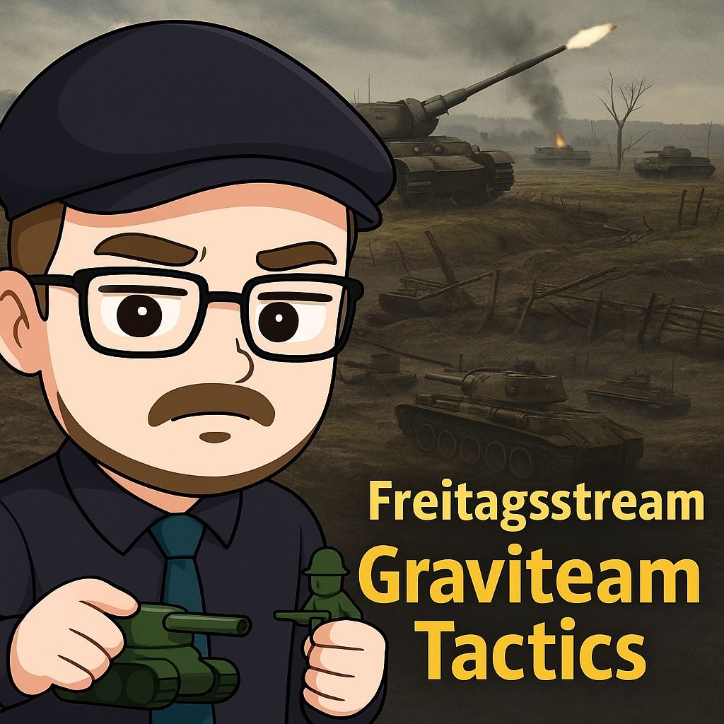 📢 Freitagsstream auf Twitch!
Es geht weiter mit Graviteam Tactics:

Taucht mit mir ein in intensive Infanteriegefechte und präzise Mörsereinsätze. Realistische Gefechtsführung statt wildem Geklicke.

🗓 Heute
⏰ 20:00 Uhr
📺 twitch.tv/headbreaker_ger

#Wargaming #GraviteamTactics
