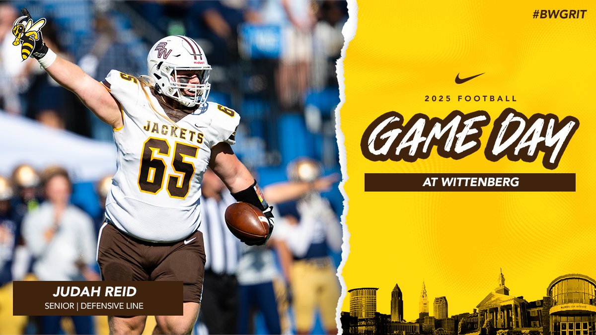 It finally has arrived!  <a href="/BWFootball_/">Baldwin Wallace Football</a> season begins today with road game vs. <a href="/WittFootball/">Wittenberg Football</a> 

📍- Edwards-Maurer Field; Springfield, Ohio
⏰ - 2 pm
🎟️ - bwyellowjackets.cc/3JG3szn
📻 - bwyellowjackets.cc/3P015pX
📊- bwyellowjackets.cc/45Lg4Or
📺 - bwyellowjackets.cc/3I5j5zT

📸 - <a href="/ErikDrost/">Erik Drost</a>