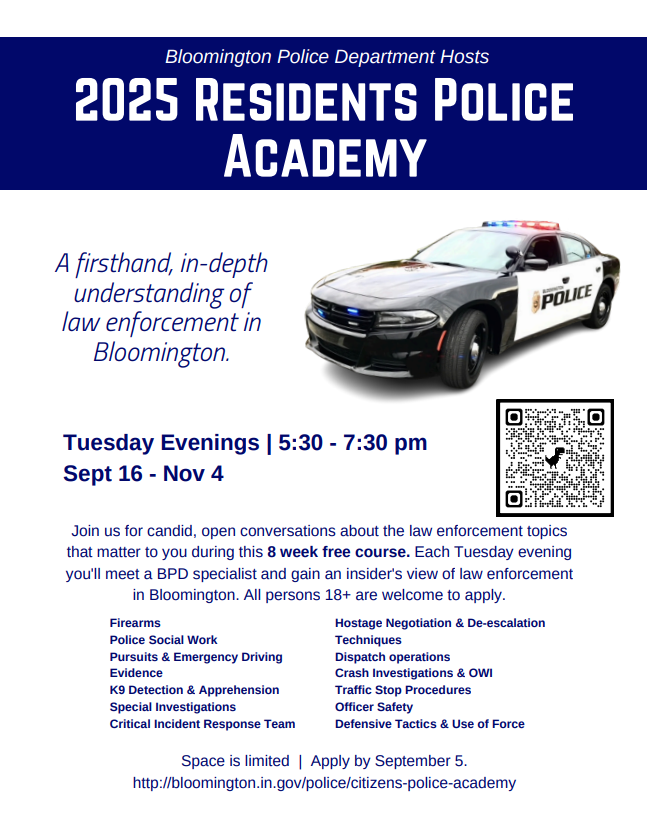 Bloomington Police tweet media