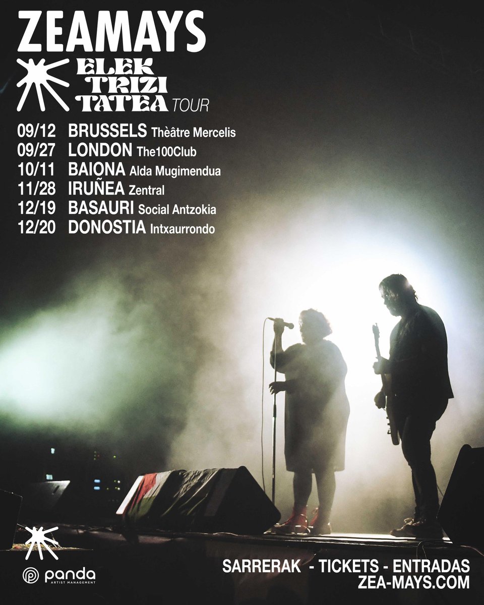 Urtea bukatzeko…SARRERAK SALGAI⚡️
🎟️ musikaze.net/web/?menu=36&p…

Irailak 20 Urretxuko jaiak
Urriak 04 Zallako jaiak