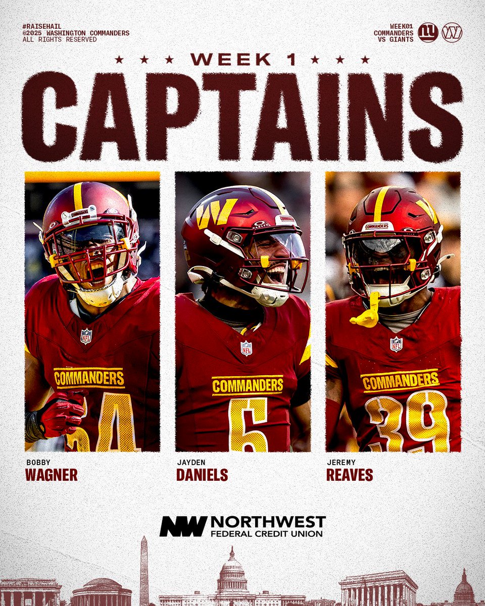 Our first set of captains this season 🫡

<a href="/NWFCU/">Northwest Federal</a> | #RaiseHail