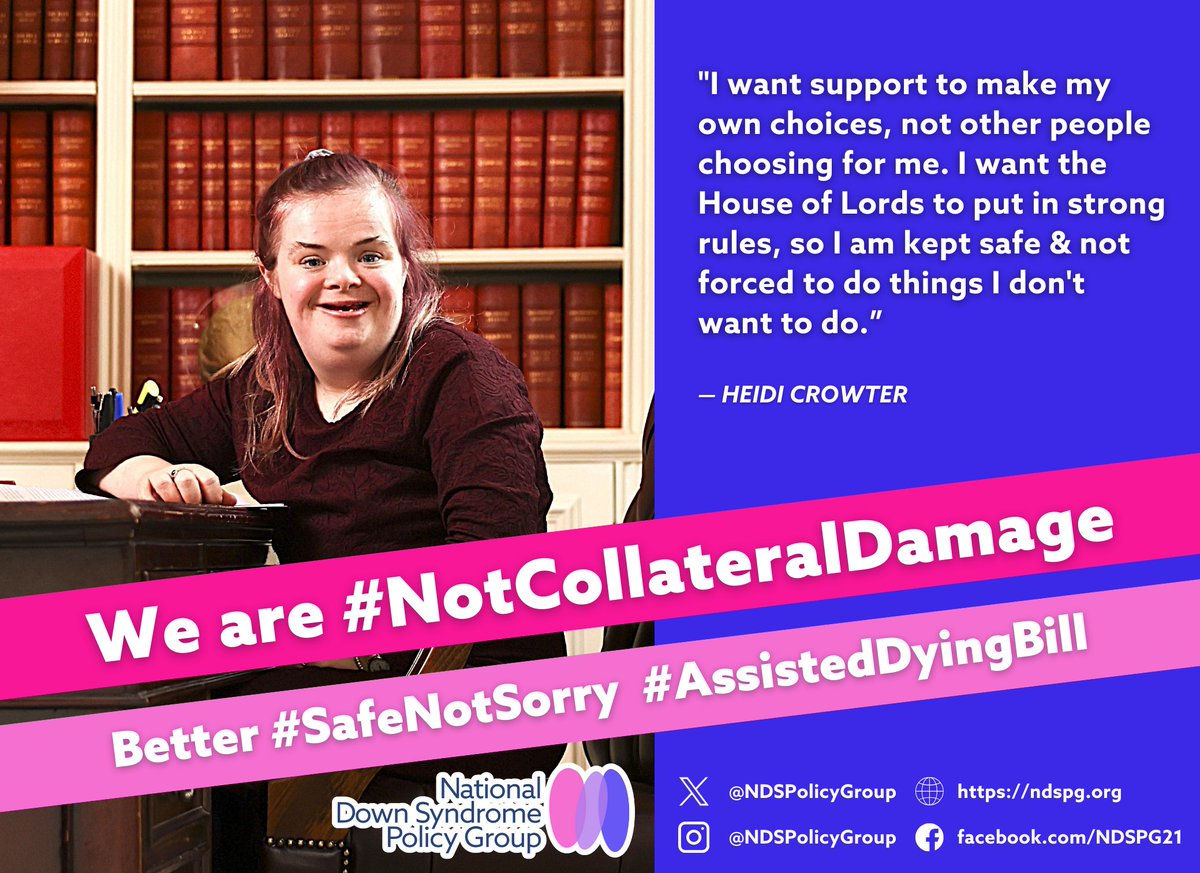 Safeguards aren’t optional. They are what stand between genuine choice &amp; dangerous pressure. Without them, the Assisted Dying Bill risks turning autonomy into vulnerability &amp;  leaving lives unprotected. #SafeNotSorry #NotCollateralDamage <a href="/Tanni_GT/">Tanni Grey-Thompson</a> <a href="/DavidAltonHL/">Lord (David) Alton</a> 
<a href="/pmounstephen/">Philip Mounstephen</a>