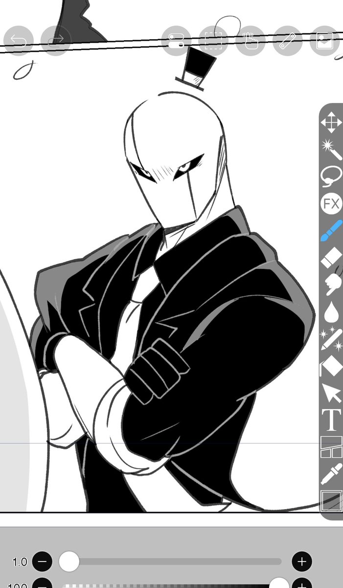 Ngl I missed drawing him with this pose 
freakin aura farming