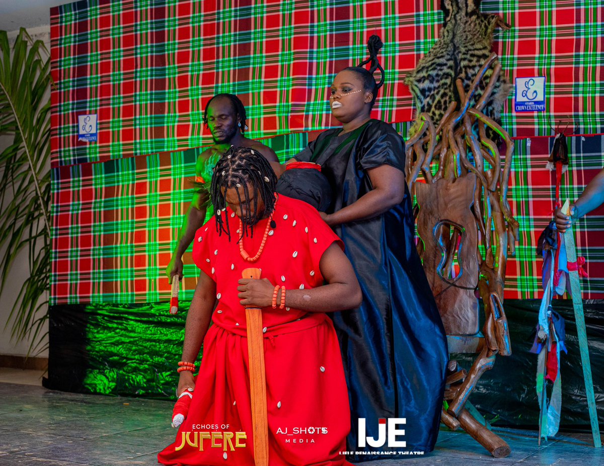 A PEEP INTO THE CASTS

Say hello to the character - Echita

The fearless chief priest of Okpanta

In one of her confrontations with the king,she thundered 

“Quiet! Ete! There is nothing you can do unto me. Í gwuru mmiri asaa,e gwuru m ya”

Thank you Ifunanya for delivering 🥰