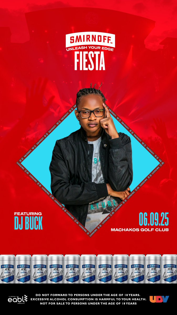 kechikenyatta's tweet photo. Ladies and gentlemen shall we !
#WeDoWe

Tomorrow we aree taking over Machakos Golf Club with an epic line-up: @DJGrauchi, @KhaligraphJones, @TheDaqChild, and @FemiOne 🤩! 

It's gonna be awesome 🔥! @Gglory_official  and @ug_aggie Let's show up and  make some unforgettable memories with Smirnoff 🎉! NANI AKO RADA!#WeDoWe #SmirnoffUnleashYourFiesta