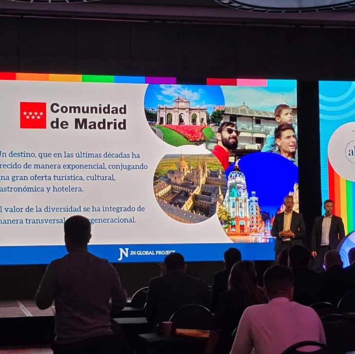 jnglobalproject's tweet image. En @gnetwork360  Buenos Aires, @VisitMadrid_es  y @Visita_Madrid  reafirmaron su compromiso con la diversidad como patrocinadores institucionales de la conferencia. Su presencia impulsa un modelo de turismo inclusivo, colaborativo y con proyección internacional.

#Madrid