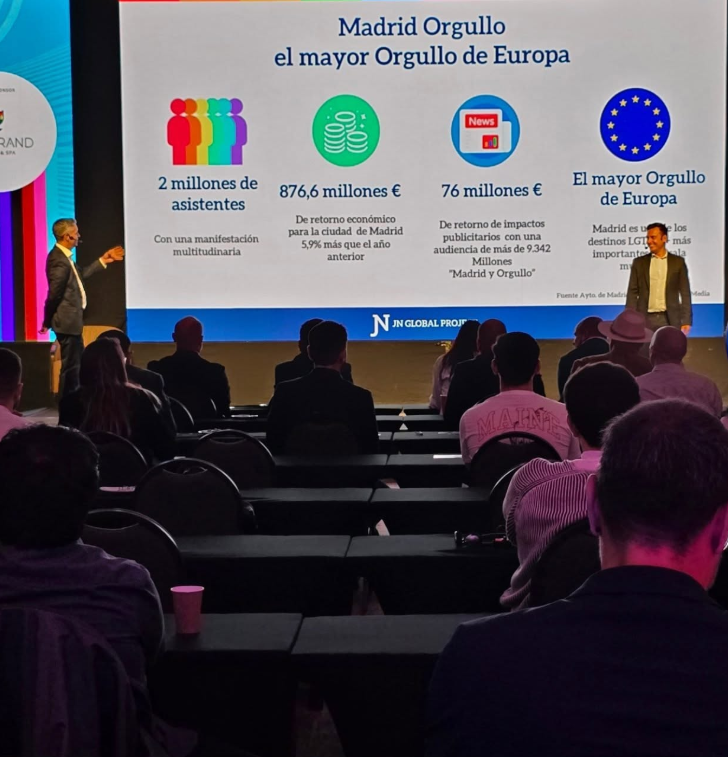 jnglobalproject's tweet image. En @gnetwork360  Buenos Aires, @VisitMadrid_es  y @Visita_Madrid  reafirmaron su compromiso con la diversidad como patrocinadores institucionales de la conferencia. Su presencia impulsa un modelo de turismo inclusivo, colaborativo y con proyección internacional.

#Madrid