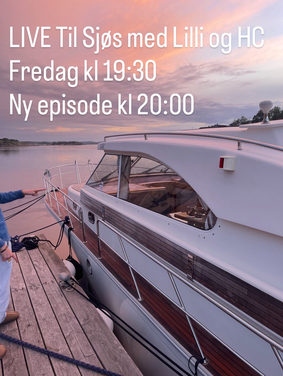 radioHC's tweet image. Glad i båtlivet? Det er vi også! 

Vi sender direkte kl 19:30 til 20:00 i dag. Kl 20:00 kommer den nye episoden av Til Sjøs med Lilli og HC. Båt TV, rett og slett.
Velkommen om bord!
#live #youtube #vlogging #båtserie #båtfolk #tilsjøsmedlillioghc #båtliv
youtube.com/live/zmAULmJVB…