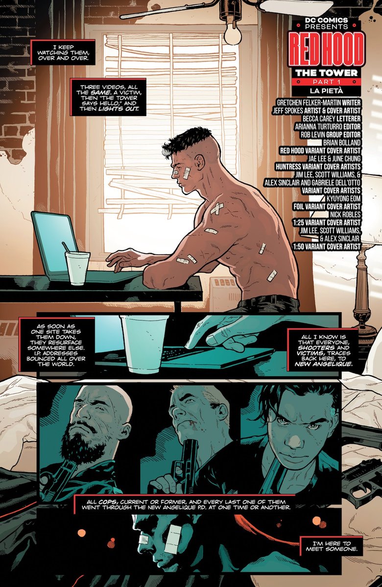dcuworld's tweet photo. Every Red Hood #1 PREVIEW page! https://t.co/Ed79dKIAVH