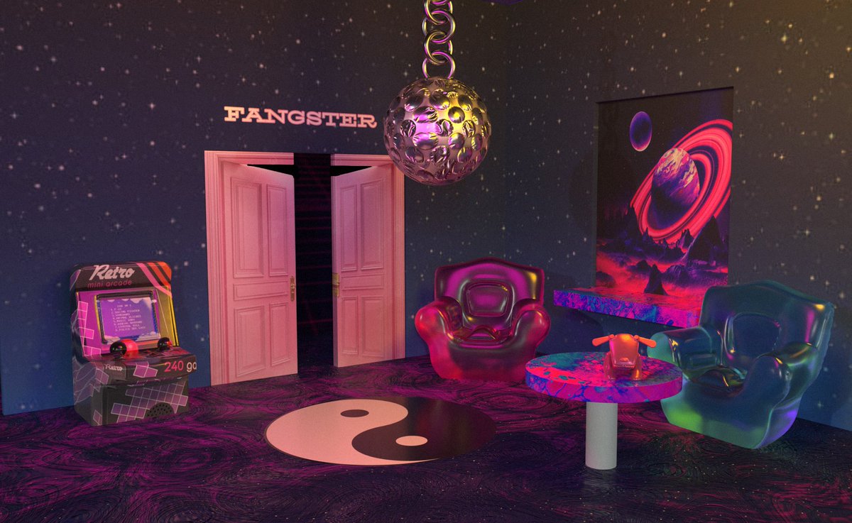 's tweet image. Bside Space Spotlight ✨
Presenting Fangie’s Inner Space! A place where creativity takes flight, and retro vibes collide with Y3K energy 👽

👉 Having ideas for cool spaces? Join the Bside Space Design Contest now!
#bside #bsidegame #fanarts #cozygaming #socialgaming #OC