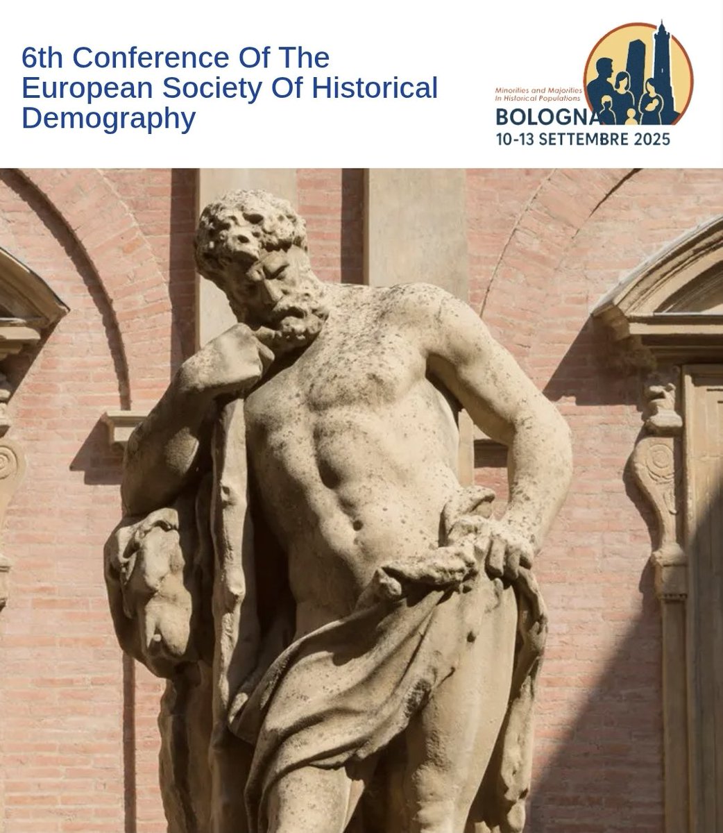 #ESHD2025 is just 5 days away! Soon #Bologna #Italy will become the hub of historical demography. We’re finalizing the last details and look forward to welcoming scholars from across the globe. Check out the most updated programme here:eshd2025.eshd.eu/programme/