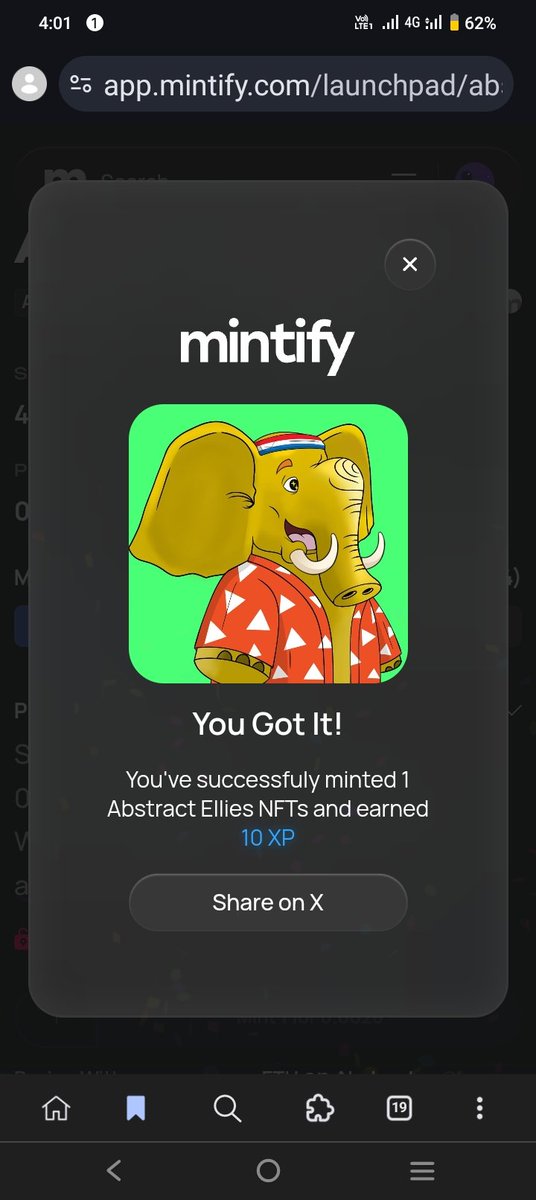 PapaSmooth ✳️ (@papapacmoon) on Twitter photo I just minted 2 NFTs from the <a href="/AbstractEllies/">Ellies ☕️🐘</a> collection.
I like the idea and the artistic side of the project.
When I like something, I get in I just minted 2 NFTs from the <a href="/AbstractEllies/">Ellies ☕️🐘</a> collection.
I like the idea and the artistic side of the project.
When I like something, I get in