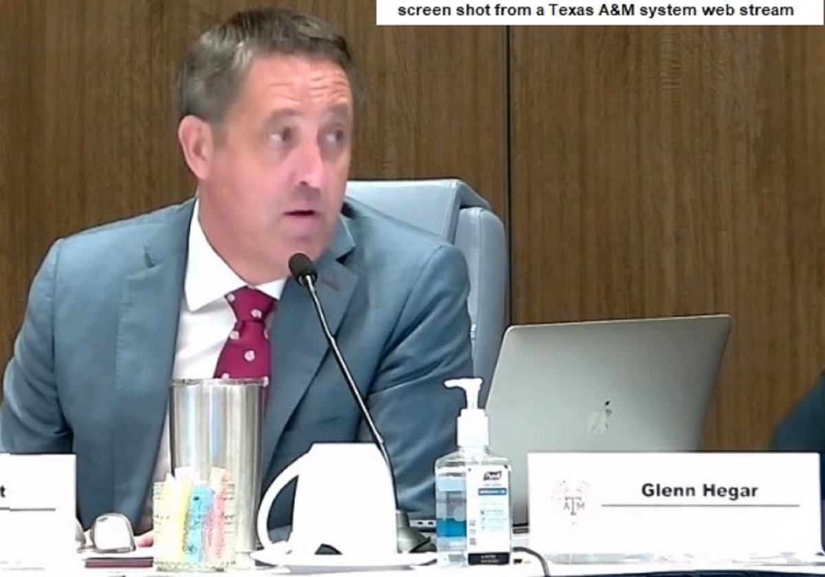 The Texas A&amp;M system's new chancellor reviewed his first 59 days on the job during his first board of regents business meeting. wtaw.com/?p=174165