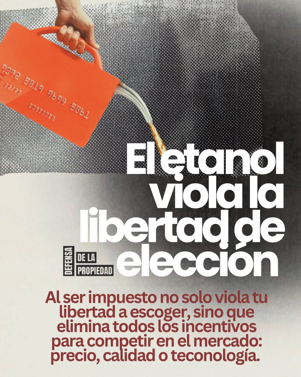 El etanol viola la libertad de elección. #defensagt