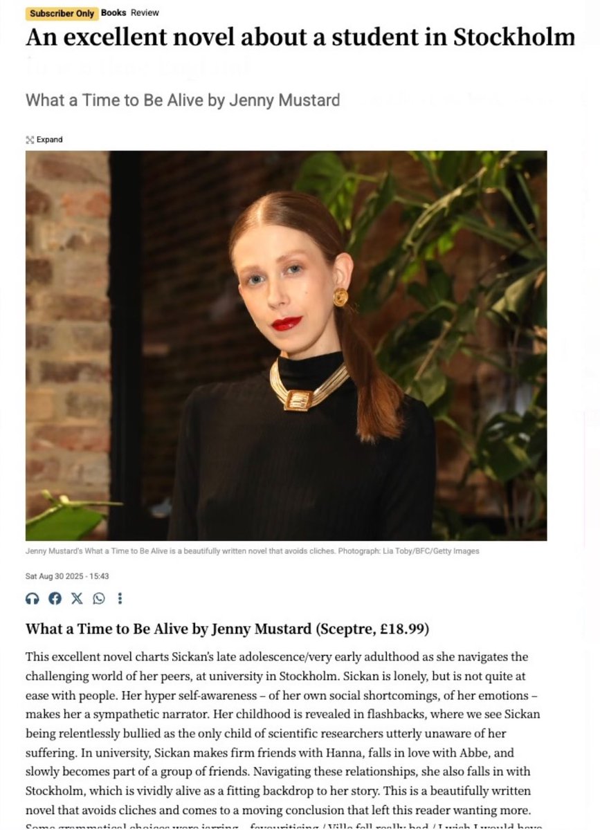 jenny_mustard's tweet photo. Thank you @IrishTimes &amp; @doreen2cv ! https://t.co/FFUqmbQHqO