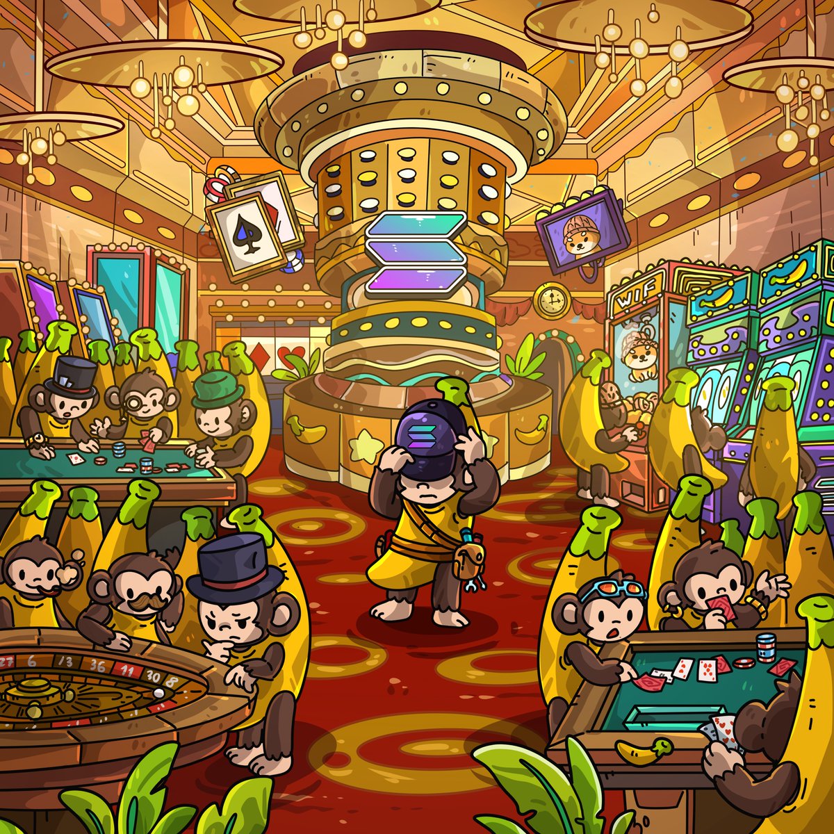 bananagun's tweet image. POV: You're the fastest on @solana.