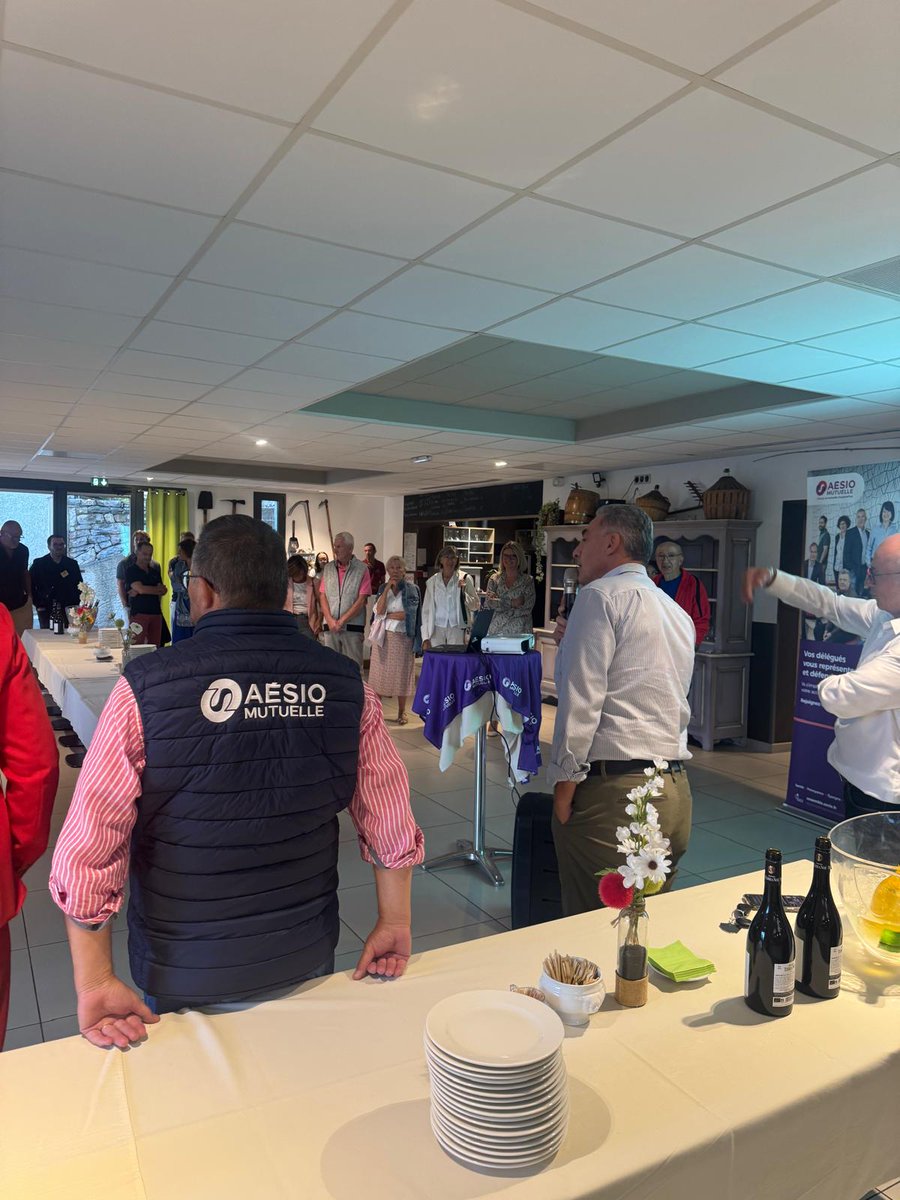 Soirée partenaire <a href="/AesioMutuelle/">AÉSIO mutuelle</a> Ardèche Drôme, le Rugby Club Aubenas Vals au  Domaine du Cros D'auzon , un établissement <a href="/AesioSante/">AÉSIO Santé</a>
<a href="/JlPinede/">Pinede Jean Luc</a> ,Ingrid Marina,  Roland Debelle,  encore un grand merci à nos délégués du bassin de vie présents