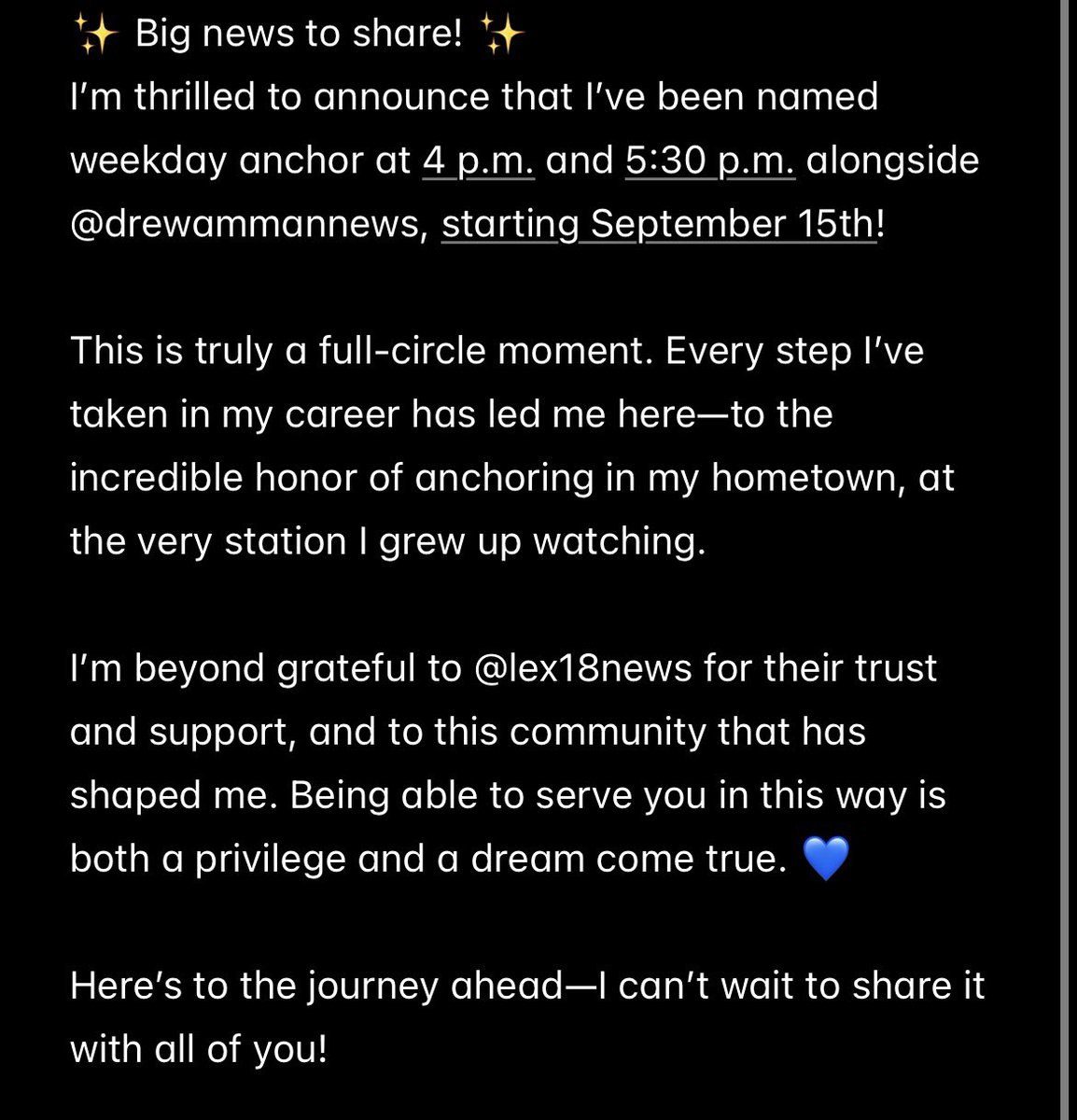 Big news!! <a href="/LEX18News/">LEX 18 News</a>