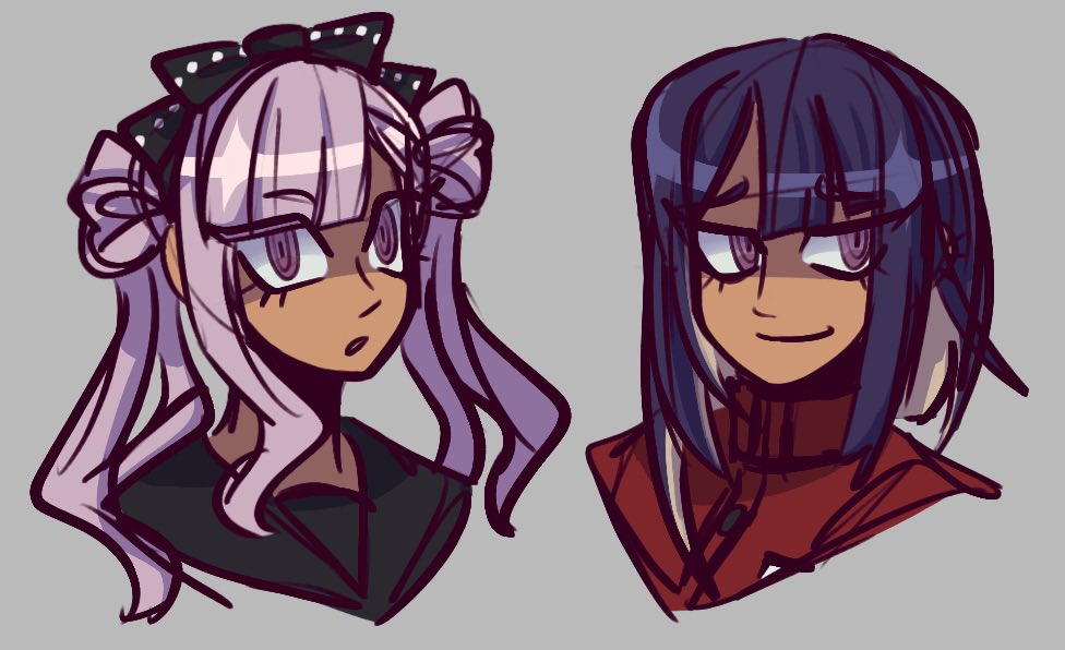 Thing 1 and Thing 2 from Hundred Line that I doodled like a week ago