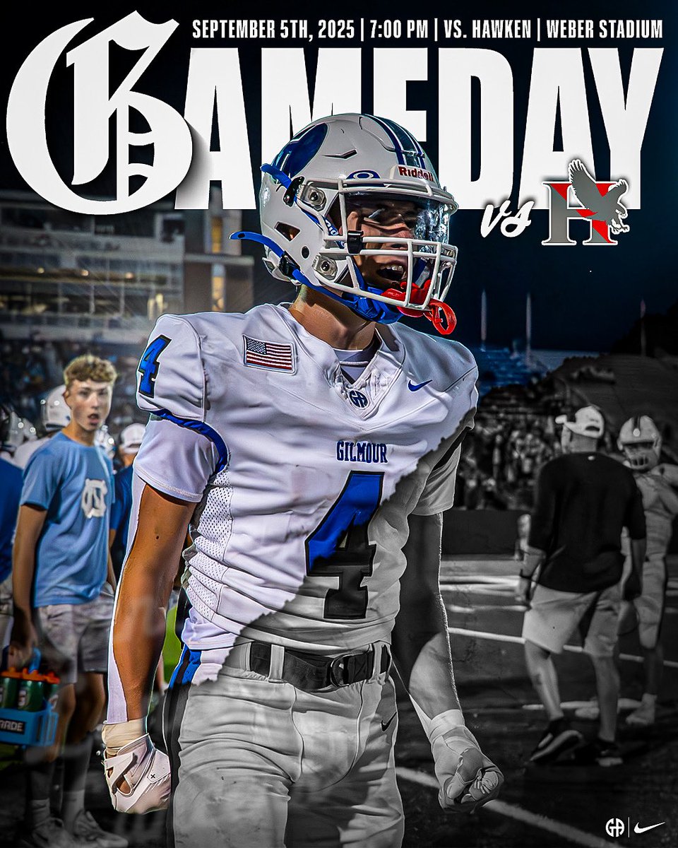 It’s #GAMEDAY‼️

Gilmour hosts Hawken tonight (September 5) at Weber Stadium! Kick-off is at 7 pm. 

Let’s go, Lancers! 

#GoGA