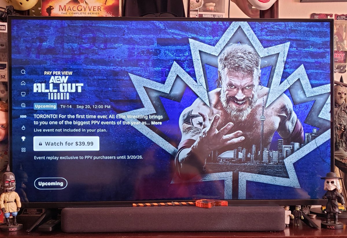 ALL OUT can officially be purchased through HBOMAX  for $39.99 for current subscribers.  I love that I can get everything AEW through one site. It makes it a whole lot easier. 
#AEWAllOut #AEW #HBOMax