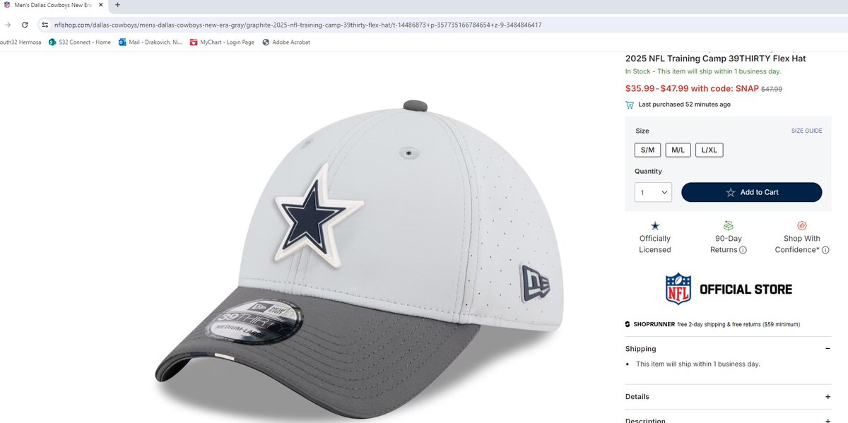 drakovich1's tweet photo. @OfficialNFLShop give codes but can’t use them!  Just take off the #FAKE discount options https://t.co/2K6SRXWD6Q