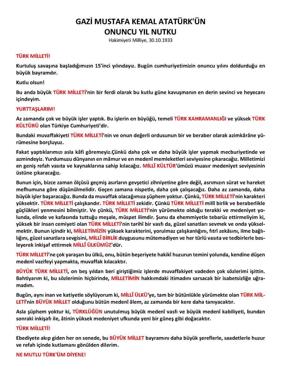 cengizozakinci's tweet photo. - Atatürk de "Aziz Milletim" demiş.
- Evet ama, Atatürk "milletim" dediğinde hangi milletten söz ettiği belli. https://t.co/1s5QdK5uPB