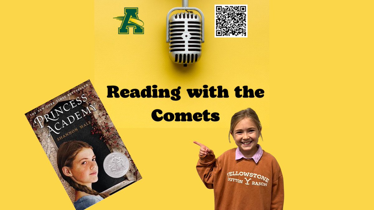 The Reading with the Comets Podcast is back! 🎙️ Ember tells us about The Princess Academy by @shannonwriteh. A heroine who doesn't want to attend a princess academy, crushes, a fight scene, &amp; plenty more, this book has it all! open.spotify.com/episode/2LQzUl…