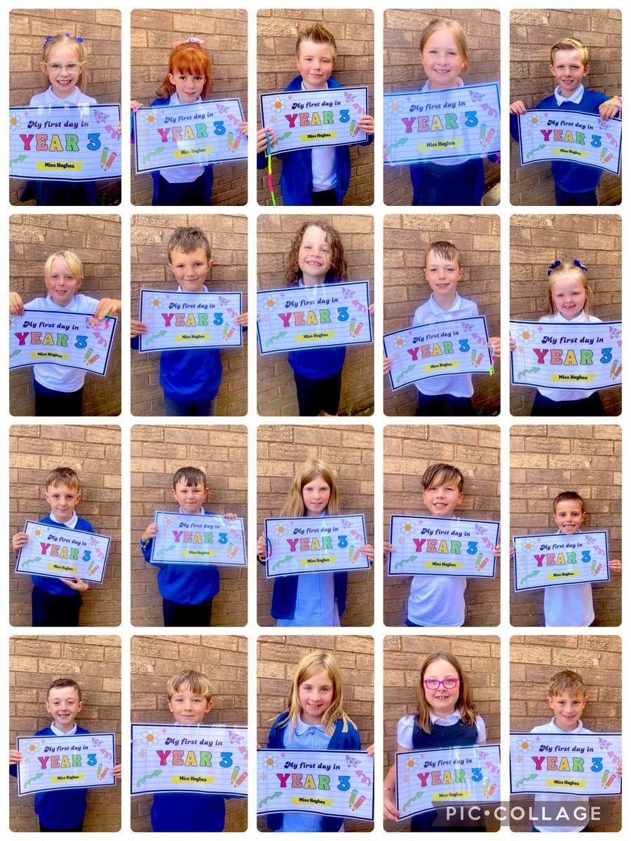 Our first day in Blwyddyn 3! We’re so excited for a year full of learning adventures, positivity and super progress. ✨📚💡
<a href="/SychdynSchool/">Ysgol Sychdyn</a>