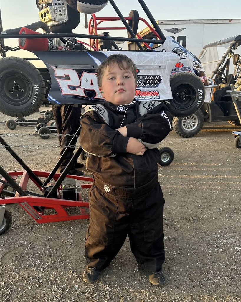 My friend Zane… 

Zane was a little person like me, whom I first met at Eagle Raceway. He raced karts with the number 24. 

Inspiring another little person like Zane to pursue their racing dream is a very fulfilling feeling. 

Zane sadly passed away this morning. My heart breaks