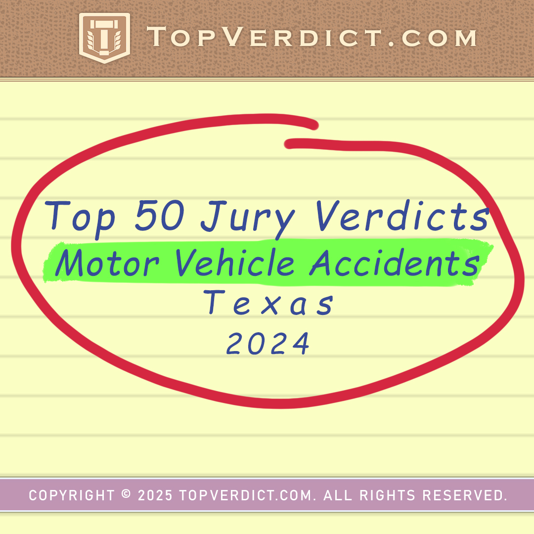 top_verdict's tweet photo. Congrats to the law firms and attorneys who made the list of Top 50 Motor Vehicle Accident Verdicts in Texas in 2024: https://t.co/2Acesqfx6Q. Please like, share, and subscribe!

#TopVerdict #Top50MotorVehicleAccidentVerdictsTexas2024 #TXCarAccidentLawyers https://t.co/YXHg4Jf007