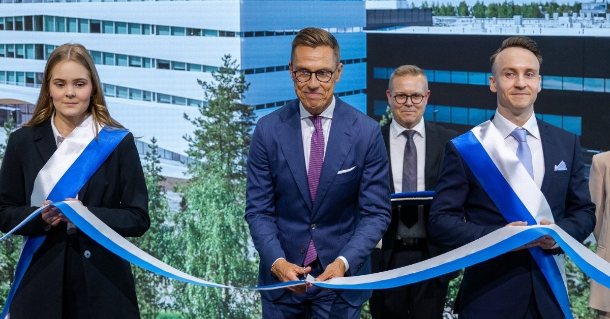 The world’s most advanced radio technology R&amp;D center in the world is open! Today we celebrated our new Oulu campus in Finland, a huge win for digital infrastructure and a massive step forward for future networks. <a href="/justinhotard/">Justin Hotard</a> cut the ribbon with Finland’s President <a href="/alexstubb/">Alexander Stubb</a>.