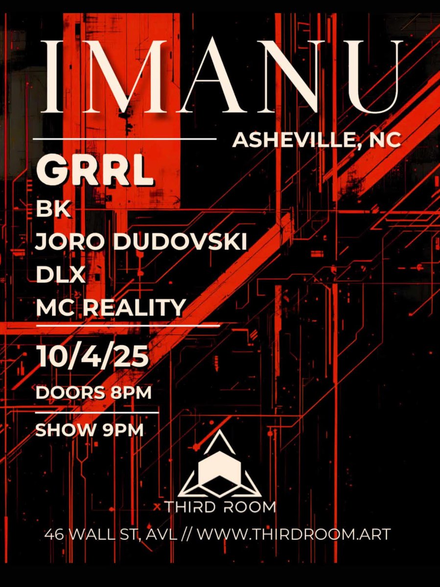 Doing things with cool people on the 4th of October <a href="/ThirdRoomAVL/">Third Room</a> <a href="/imanumusic/">jona</a>