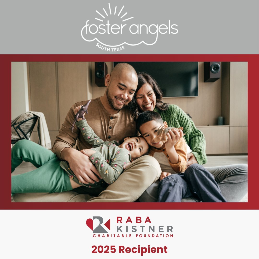RabaKistner's tweet image. Thanks to the leadership and generosity of our employees, the Raba Kistner Charitable Foundation is proud to support Foster Angels South Texas. 

Learn more: fosterangelsstx.org

#FosterCare #ChildWelfare #NonprofitSupport #EmpowerChildren
