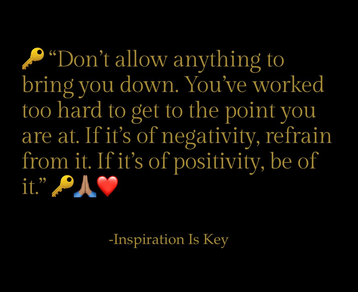 InspirationisK's tweet photo. Don’t Allow Anything To.. #love #life #positivity #positivevibes #growth #grow #growthmindset #mindset #mind #mindfulness #mindful #selfawareness #selfaware #truth #effort #energy #keepgoing #positivity #positivevibes #inspiration #motivation #inspirationiskey🔑 #perspective https://t.co/lk0majNLhM