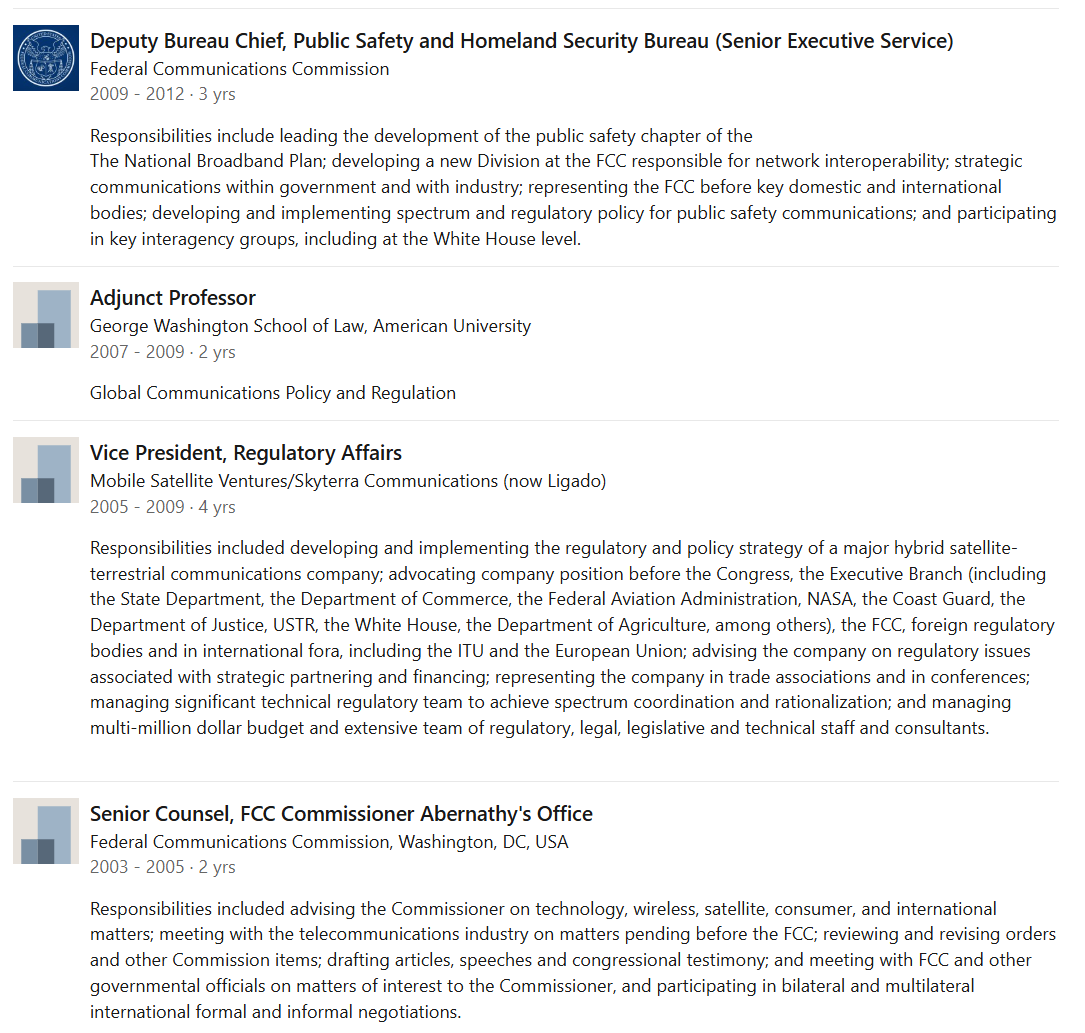 $ASTS: Years from now, we'll look back at AST's hiring of <a href="/JamannerManner/">Jennifer Manner</a> to head Regulatory Affairs and International Strategy as one of the most game changing moves in the industry as the company looks to consolidate L- and S-Band spectrum globally.