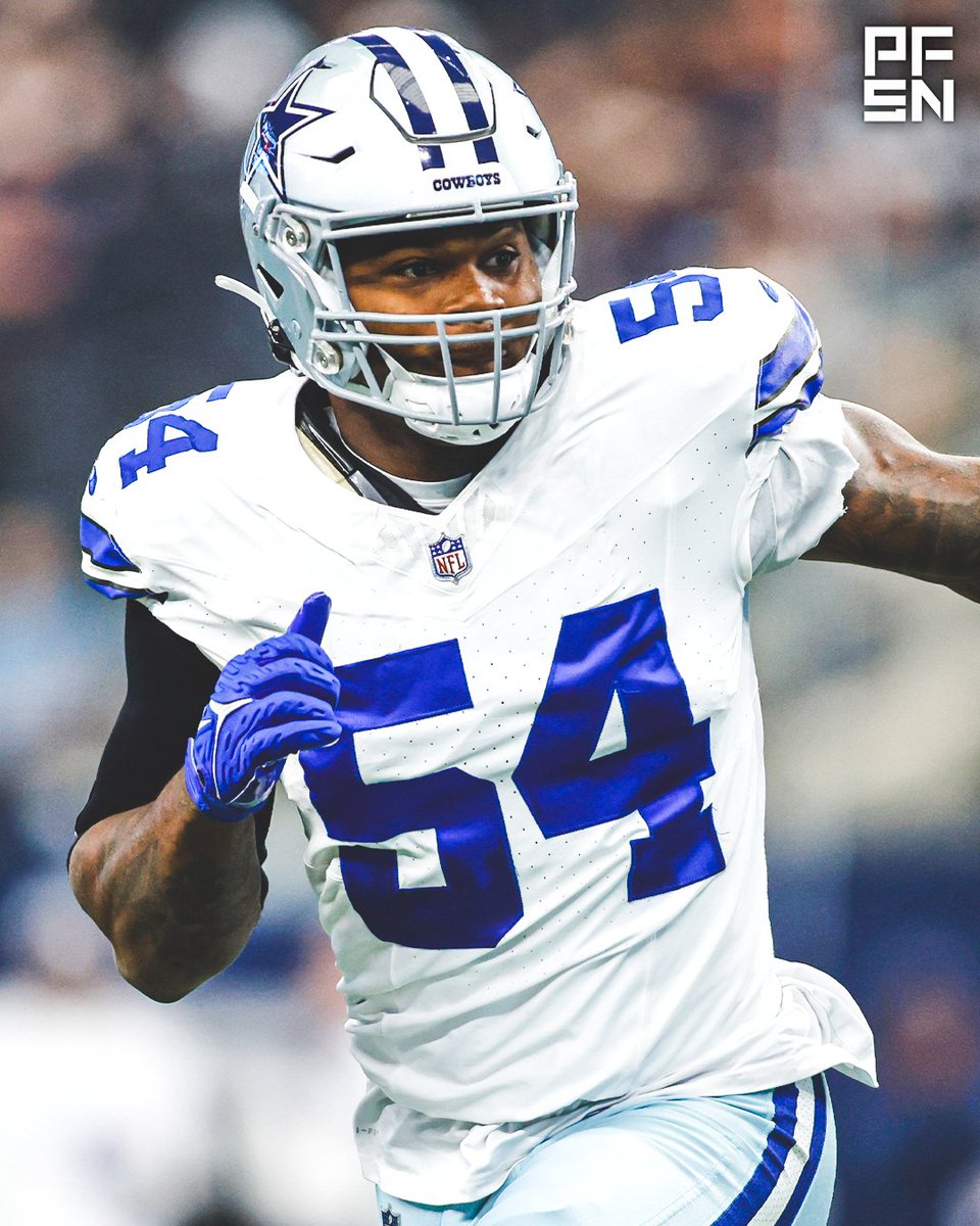 PFN365's tweet photo. The highest-graded edge rusher from Cowboys-Eagles:

Sam Williams - 80.9 PFSN EDGE Impact score

⭐️ 5 pressures 
⭐️ 20.0% pressure rate
⭐️ 5 tackles https://t.co/6ochtBUF4U