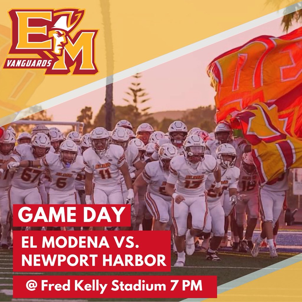 ⚫️⚫️GAME DAY⚫️⚫️
<a href="/emfb_mitchell/">Matt Mitchell</a> <a href="/ElModenaHS/">El Modena HS</a> <a href="/EMHSFrontline/">El Modena Frontline</a>