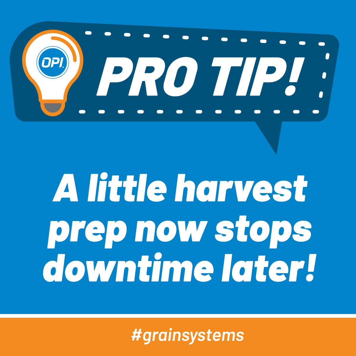 A little harvest prep now saves downtime later! 
✔️Clean &amp; inspect fan system
✔️Check system settings &amp; firmware
✔️Clean &amp; inspect grain bin equipment
✔️Plan for upgrades or replacements
✔️Establish goals &amp; alerts
#grainstorage #grainbin #grainmonitoring #Harvest2025 #OPIBlue