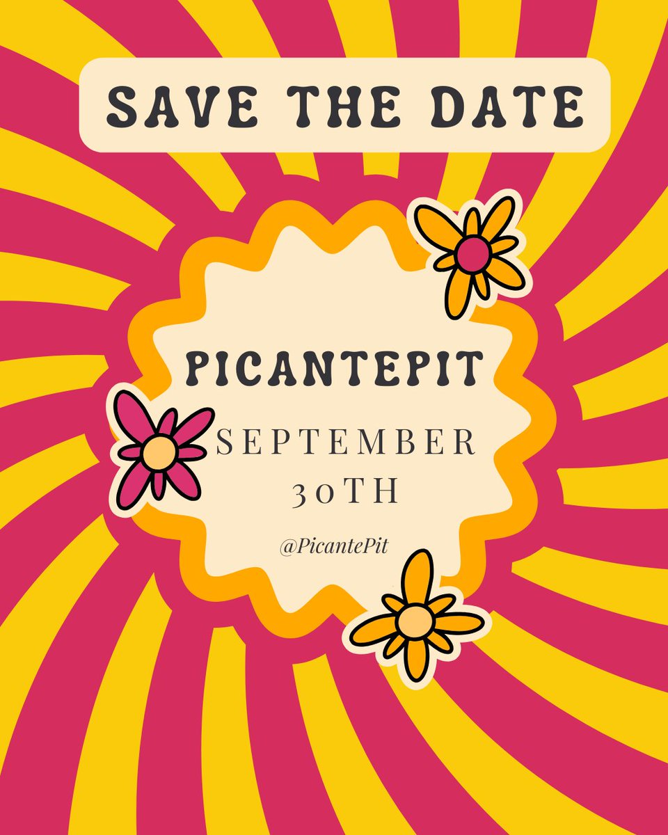 PicantePit is back for 2025!!! 🔥🌶

Mark your calenders for the 30th of September!

We will be running both on here and on 🦋☁️ #WritingCommunity